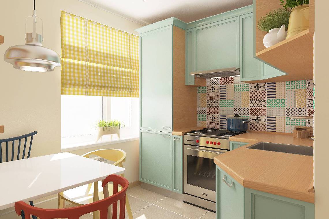Дизайн кухни в брежневке: фото примеры, советы как сделать кухню уютнее и просторнее