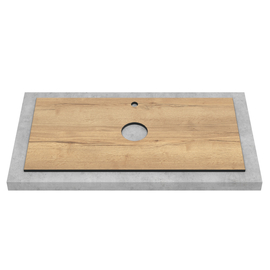 Столешница компакт-плита 13 Галифакс, 2 выреза, 695х458 мм