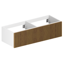 Тумба для ванной комнаты ЗОВ Кито, под столешницу, Белый/Тростник 120