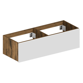 Тумба для ванной комнаты ЗОВ Кито, под столешницу, Аттик/Белый мат 120