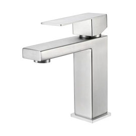 SS basin mixer Oliveeka 962008, brushed nickel