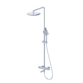 Three ways themostatic shower set Oliveeka 739902, chrome
