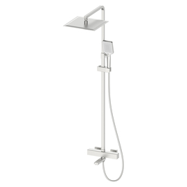 Three ways themostatic shower set Oliveeka 739901, brushed nickel