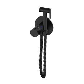 Thermostatic concealed spray gun shower mixer Oliveeka 829909,  matte black