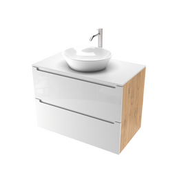 Тумба для ванной комнаты ЗОВ Дион, под раковину, Белый мат/Дуб 60 [CLONE] [CLONE] [CLONE] [CLONE] [CLONE] [CLONE] [CLONE]