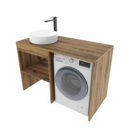 Тумба Стамбул S120LAW0LAWWM, Древесина Аттик 120 (без вырезов)