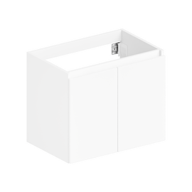 Тумба для ванной ЗОВ Монови, под раковину, подвесная, Белая 60