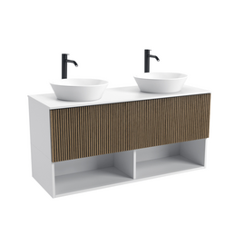 Тумба для ванной комнаты ЗОВ Кито-2, под столешницу, Белый мат 120 [CLONE]