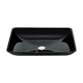 Раковина в ванную Oliveeka TY055SB на столешницу 560-360 черная