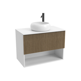 Тумба для ванной комнаты ЗОВ Кито-2, под столешницу, Белый мат 120 [CLONE]