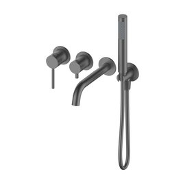 Душевая система для ванны скрытого монтажа Oliveeka OL-889017-BGM, матовый оружейный металл