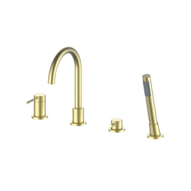 Душевая система для ванны Oliveeka OL-669017-BG, золотой матовый