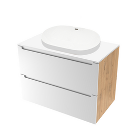 Тумба под раковину Кито K70LW0MWM-LDSPW6002, Белая столешница ЛДСП/Раковина /Белый мат 70 [CLONE] [CLONE] [CLONE] [CLONE]