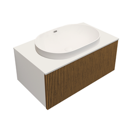 Тумба под раковину Кито K70LW0MWM-LDSPW6002, Белая столешница ЛДСП/Раковина /Белый мат 70 [CLONE] [CLONE]