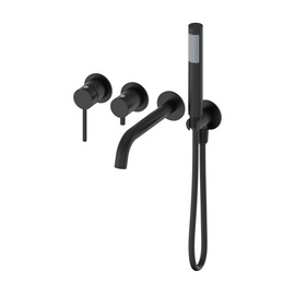 Душевая система для ванны скрытого монтажа Oliveeka OL-889017-MB, черный матовый