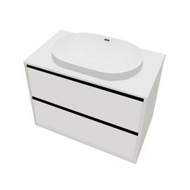 Тумба под раковину Кито K70LW0MWM-LDSPW6002, Белая столешница ЛДСП/Раковина /Белый мат 70 [CLONE] [CLONE] [CLONE]