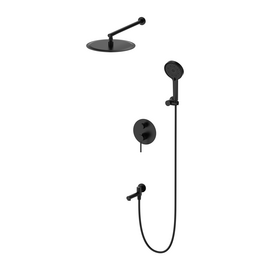 Three ways concealed shower mixer 939017, matte black