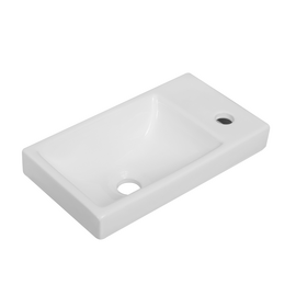 Раковина накладная Oliveeka, белая, 7091B