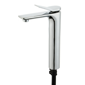 Смеситель для раковины Oliveeka F05H хром высокий