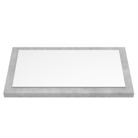 Деталь-крышки стола для мебели (ЛДСП) CLDSP18W595458 Белая 595*458 (без выреза)