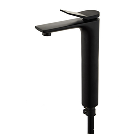 Смеситель для раковины Oliveeka F05HB черный высокий