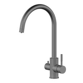 Кухонный смеситель с подключением к фильтру Oliveeka OL-458022-BGM, матовый оружейный металл