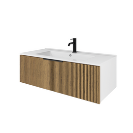 Тумба под раковину/столешницу Кито 80 Белый/Тростник