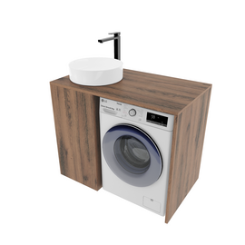 Тумба Стамбул S100LAW0LAWWMD, Древесина Аттик 100 (без вырезов, с дверью, универс)