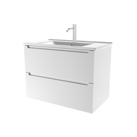 Тумба с раковиной Дион 80 Белый мат