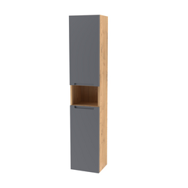 Пенал Дион Графит мат/Дуб