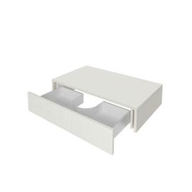 Тумба под раковину Токио премиум TP100WWPTOC0, Древесина Белая 100 / столешница ЛДСП Древесина Белая без вырезов