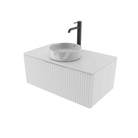 Тумба со столешницей Кито Флавио 80 Белый РЕТ