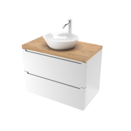 Тумба со столешницей Дион 80 Белый мат