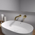 Concealed basin mixer Oliveeka 88869017,  brushed gold