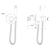 Thermostatic concealed spray gun shower mixer Oliveeka 829909,  brushed gold - Image 2 Thermostatic concealed spray gun shower mixer Oliveeka 829909,  brushed gold - Image 2