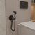 Thermostatic concealed spray gun shower mixer Oliveeka 829909,  matte black Thermostatic concealed spray gun shower mixer Oliveeka 829909,  matte black