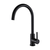 SS kitchen mixer Oliveeka 963002, matte black