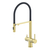 SS purifier kitchen mixer Oliveeka 458009, brushed gold