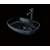Раковина в ванную TY-220 на столешницу 540-395 черный - Изображение 3