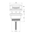 Basin valve SS07, matte white Basin valve SS07, matte white