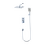 Three ways concealed shower mixer 939003, chrome Three ways concealed shower mixer 939003, chrome