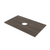 Деталь-крышки стола для мебели (ДСП Дуб Гладстоун) CDSP18TS795458C2 Сепия 795*458 (2 выреза)