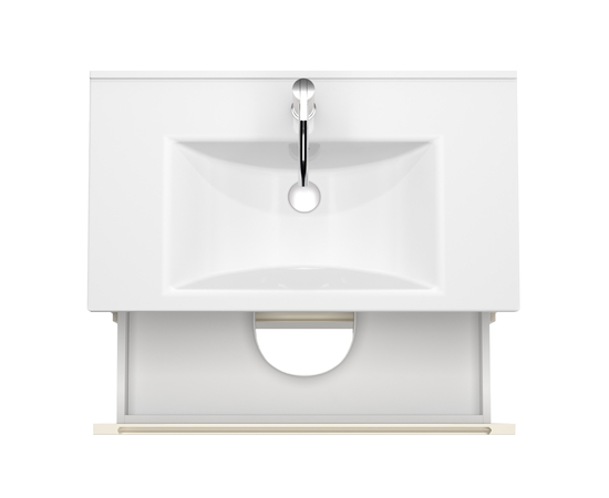 Тумба для ванной комнаты ЗОВ Дион, под раковину, Беж глянец 60 - Изображение 2 Тумба для ванной комнаты ЗОВ Дион, под раковину, Беж глянец 60 - Изображение 2