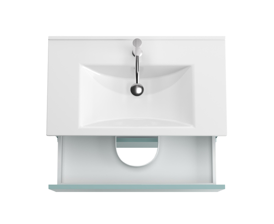 Тумба для ванной комнаты ЗОВ Лира, белая столешница, Адриатик 100 Тумба для ванной комнаты ЗОВ Лира, белая столешница, Адриатик 100