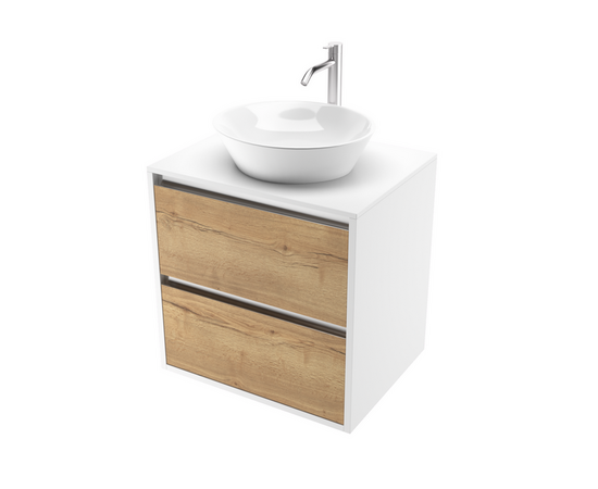 Тумба для ванной комнаты ЗОВ Парма, белая столешница, Белый/Галифакс 60 Тумба для ванной комнаты ЗОВ Парма, белая столешница, Белый/Галифакс 60