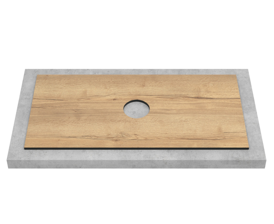 Столешница компакт-плита 13 Галифакс, 1 вырез, 595х458мм