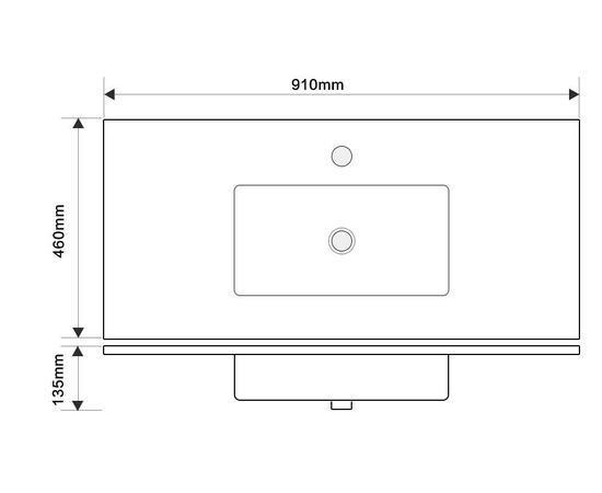 Раковина накладная Oliveeka Y100 белая