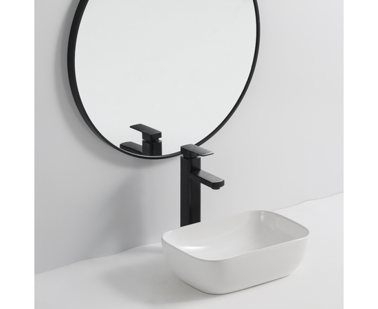 Раковина накладная Oliveeka 9387B на столешницу 455-325 белая - Изображение 3