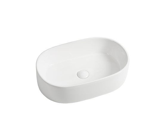 Раковина накладная Oliveeka 9025 на столешницу 555-345 белая Раковина накладная Oliveeka 9025 на столешницу 555-345 белая