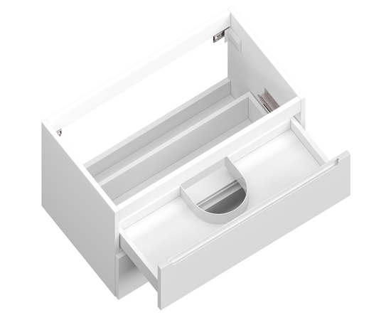 Тумба для ванной комнаты ЗОВ Дион, под раковину, Белый мат 80 Тумба для ванной комнаты ЗОВ Дион, под раковину, Белый мат 80